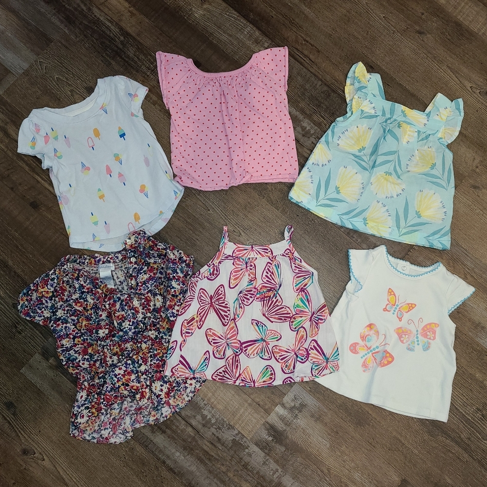 12 month baby girl tops